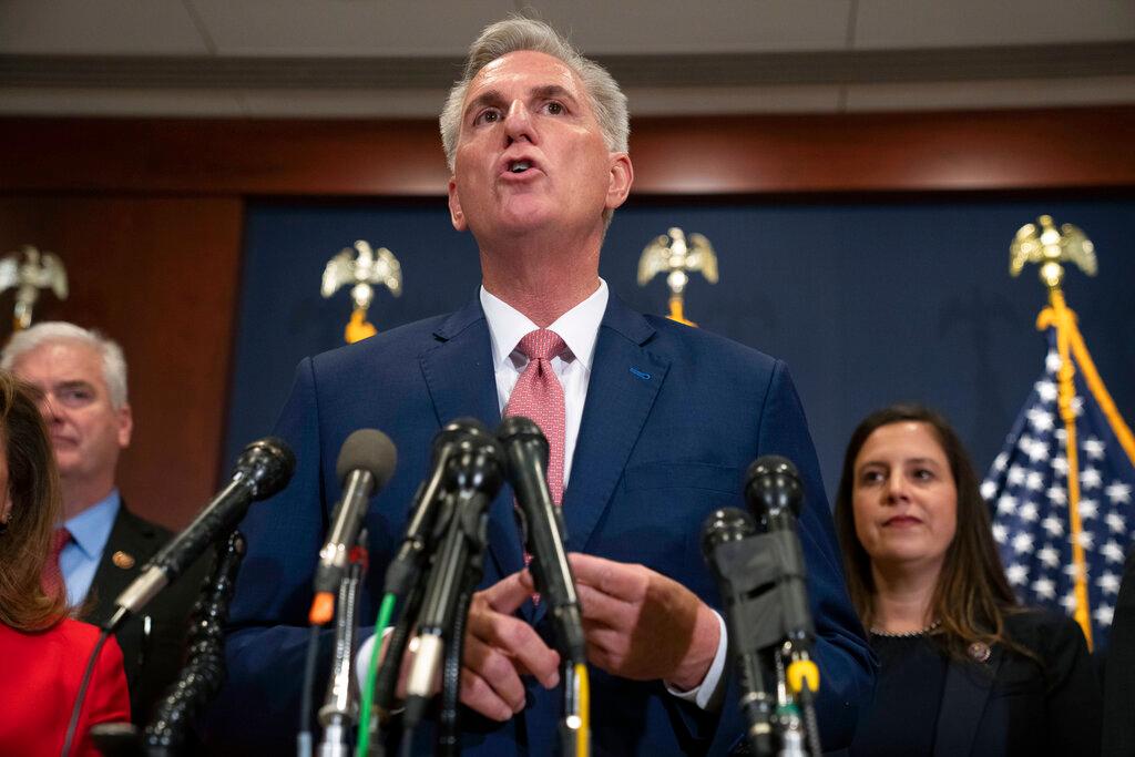 GOP Kevin McCarthy speaking
