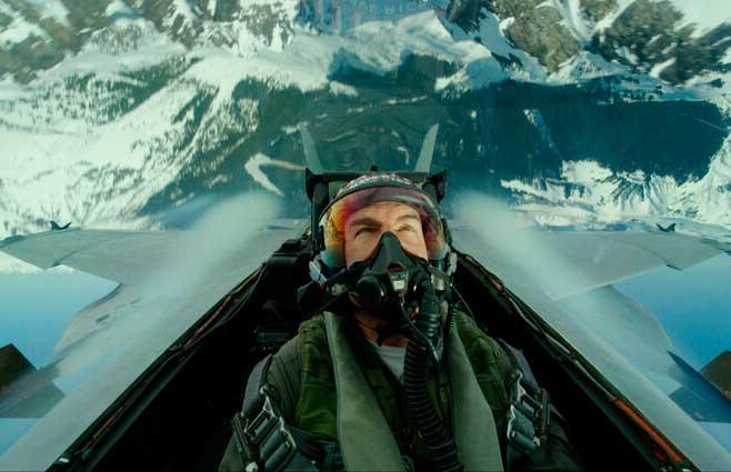 Tom Cruise as Capt. Pete "Maverick" Mitchell in "Top Gun: Maverick."