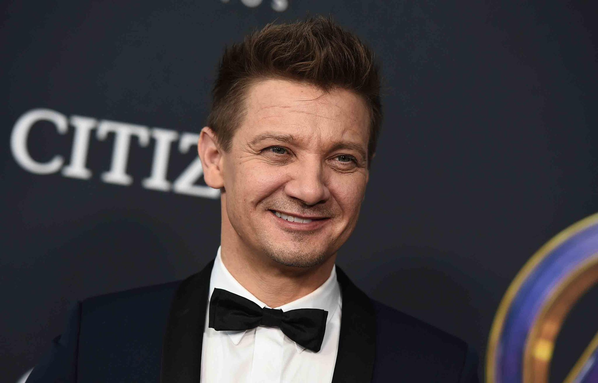  Jeremy Renner arrives at the premiere of "Avengers: Endgame" at the Los Angeles Convention Center on Monday, April 22, 2019.