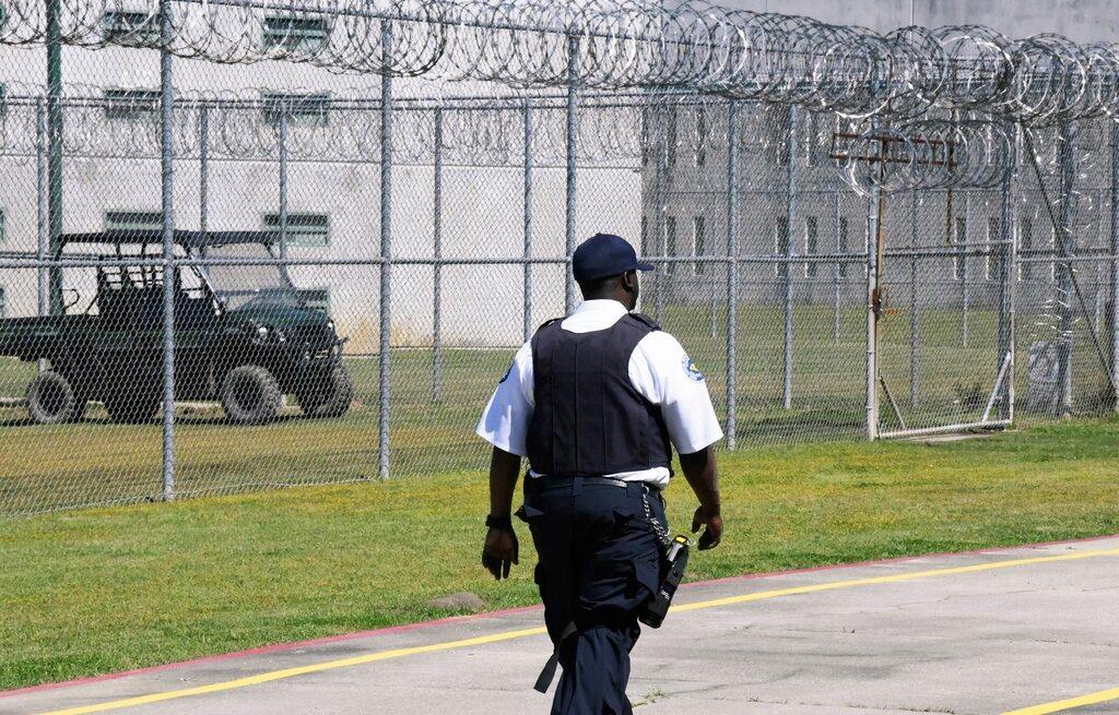 Prison staff work at Lee Correctional Institution, in Bishopville, S.C.