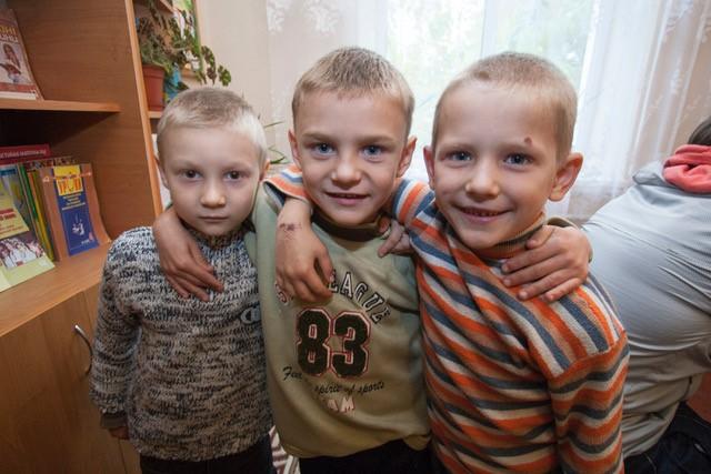 Orphans in Ukraine 