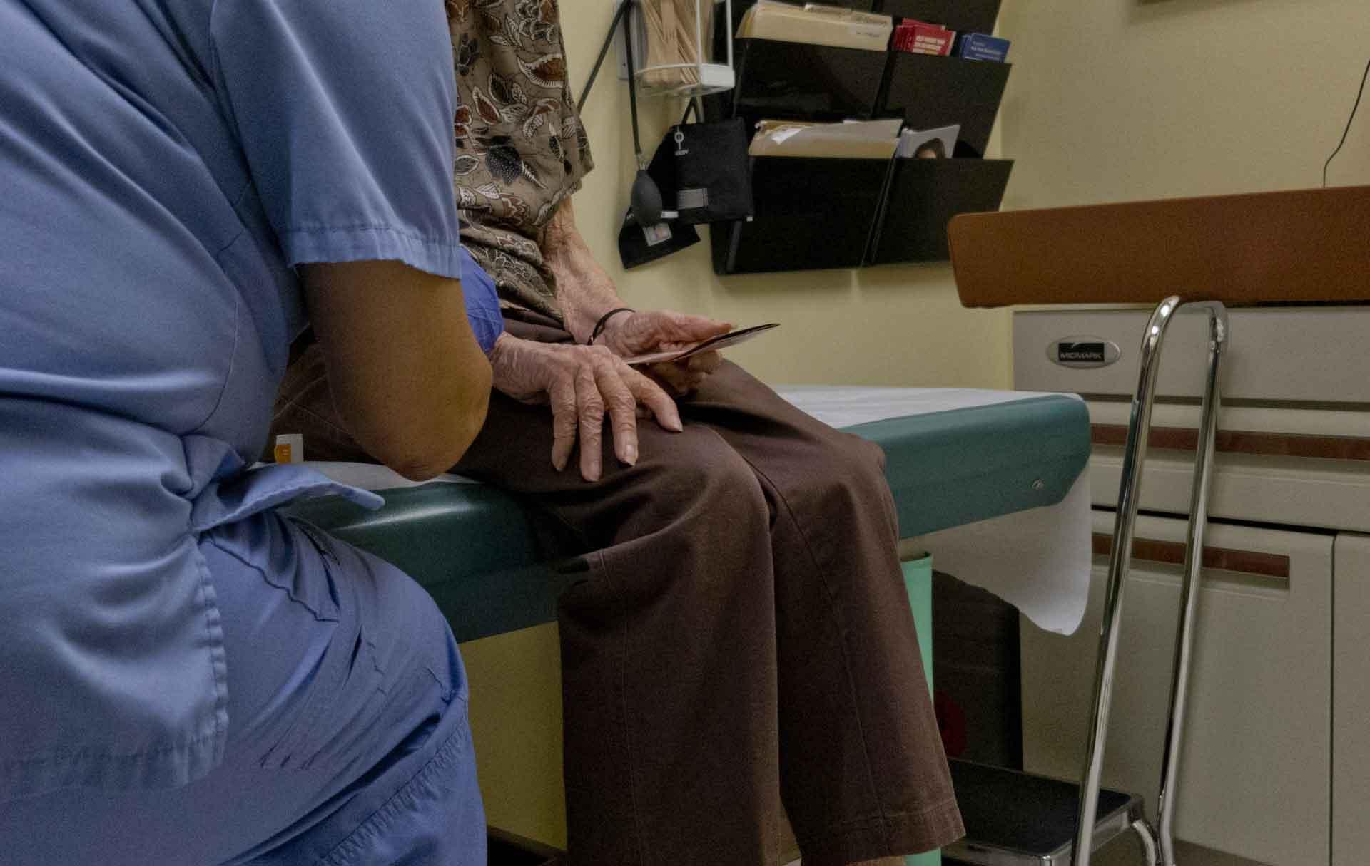 Doctor and Patient in office