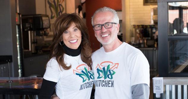 Diane and Sam Perez smiling and standing next to each other