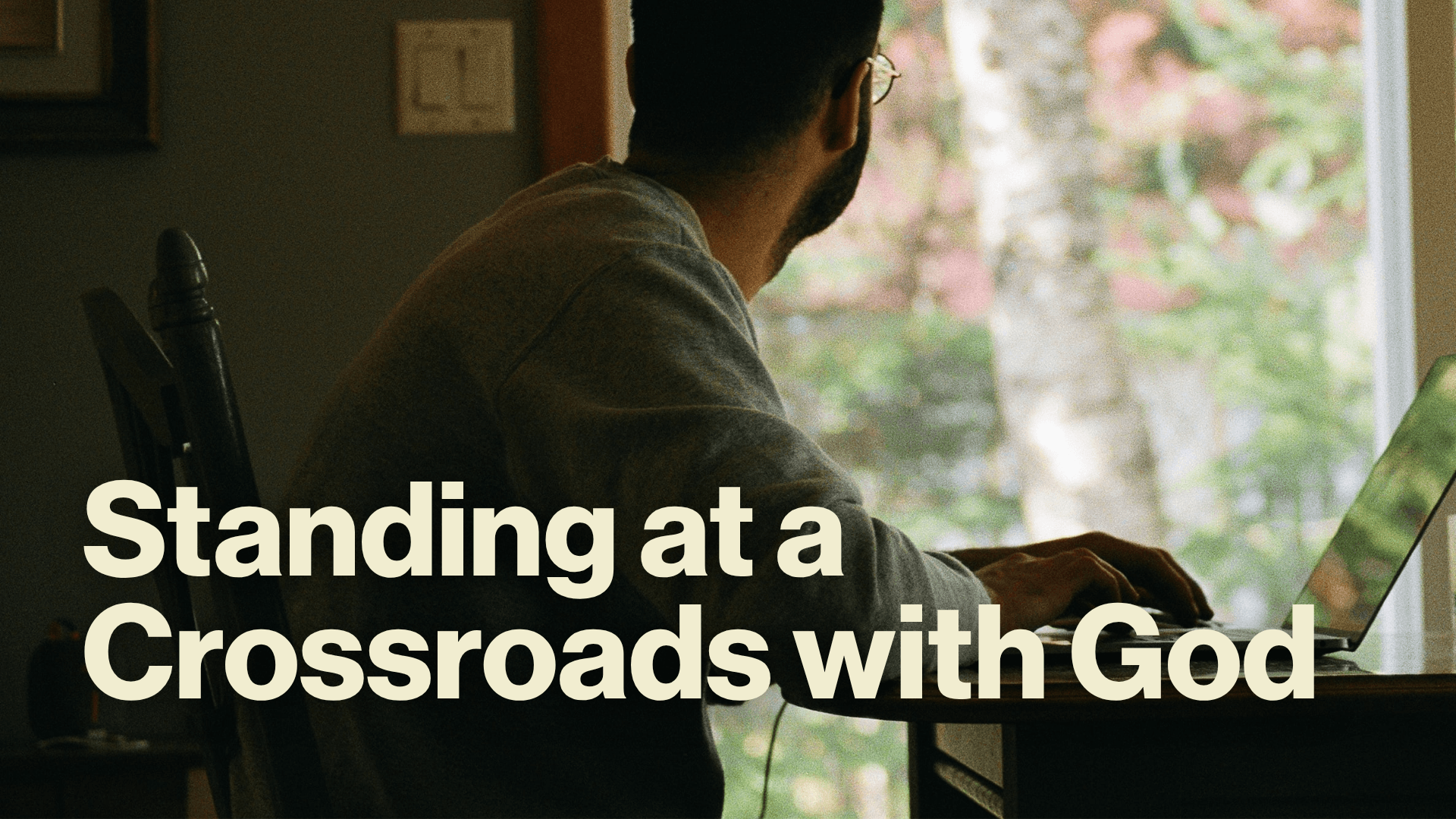 Standing at a Crossroads with God Image