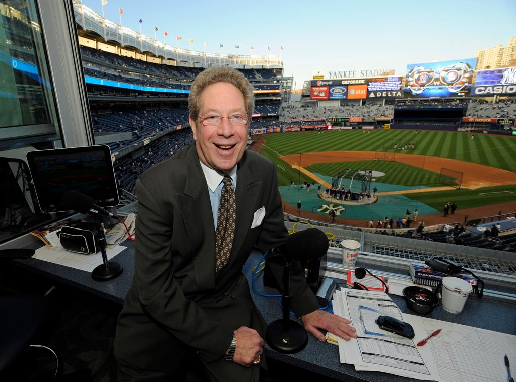 New York Yankees broadcaster John Sterling