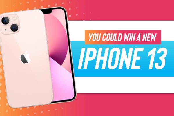 You could win a new iphone 13