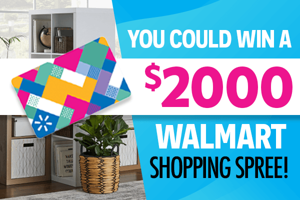 You Could Win A $2,000 Walmart Shopping Spree