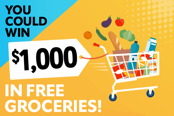 You Could Win $1,000 in Free Groceries