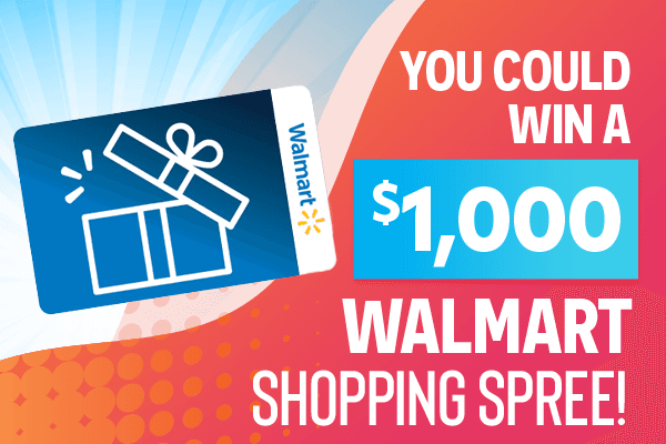You Could Win A $1,000 Walmart Shopping Spree