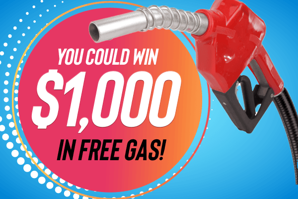 You Could Win $1,000 in Free Gas