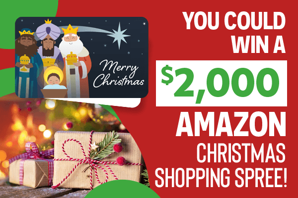 $2,000 Amazon Christmas Shopping Spree