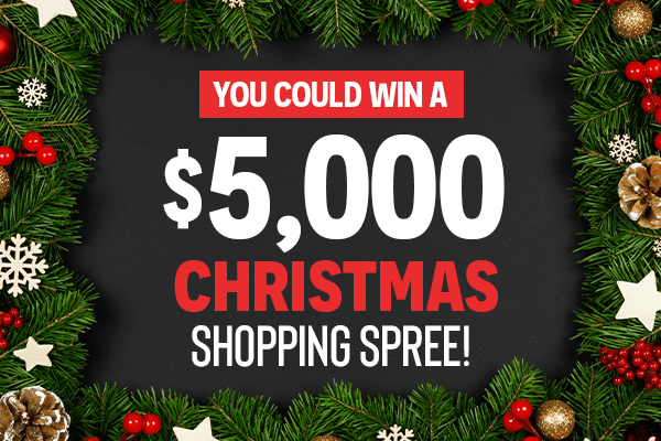 You Could Win A $5,000 Christmas Shopping Spree