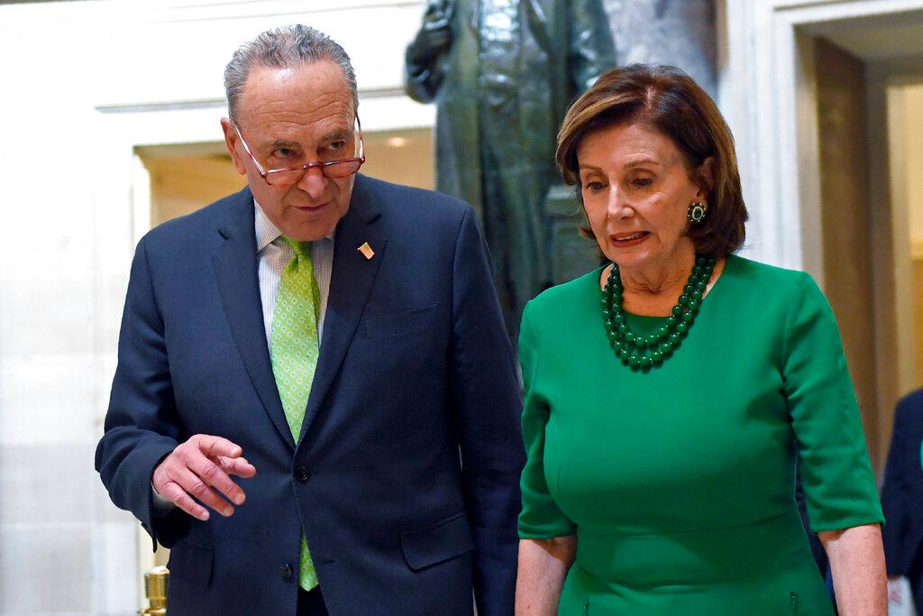 Senate Minority Leader Chuck Schumer and Speaker Nancy Pelosi 