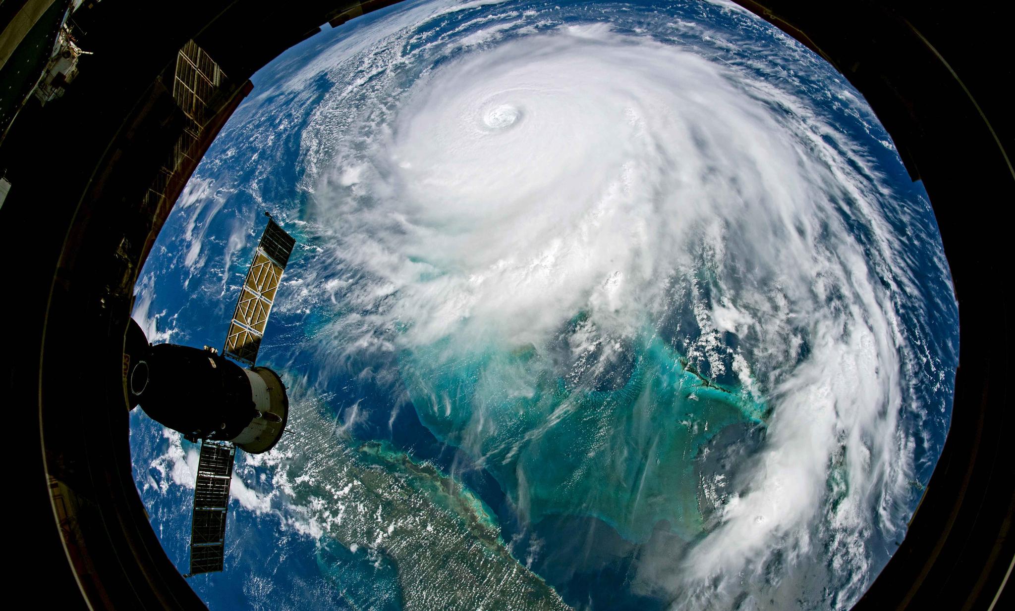 Hurricane Dorian from International Space Station