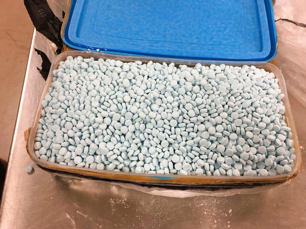 30,000 fentanyl pills the DEA seized in one of its bigger busts in Tempe, Ariz.