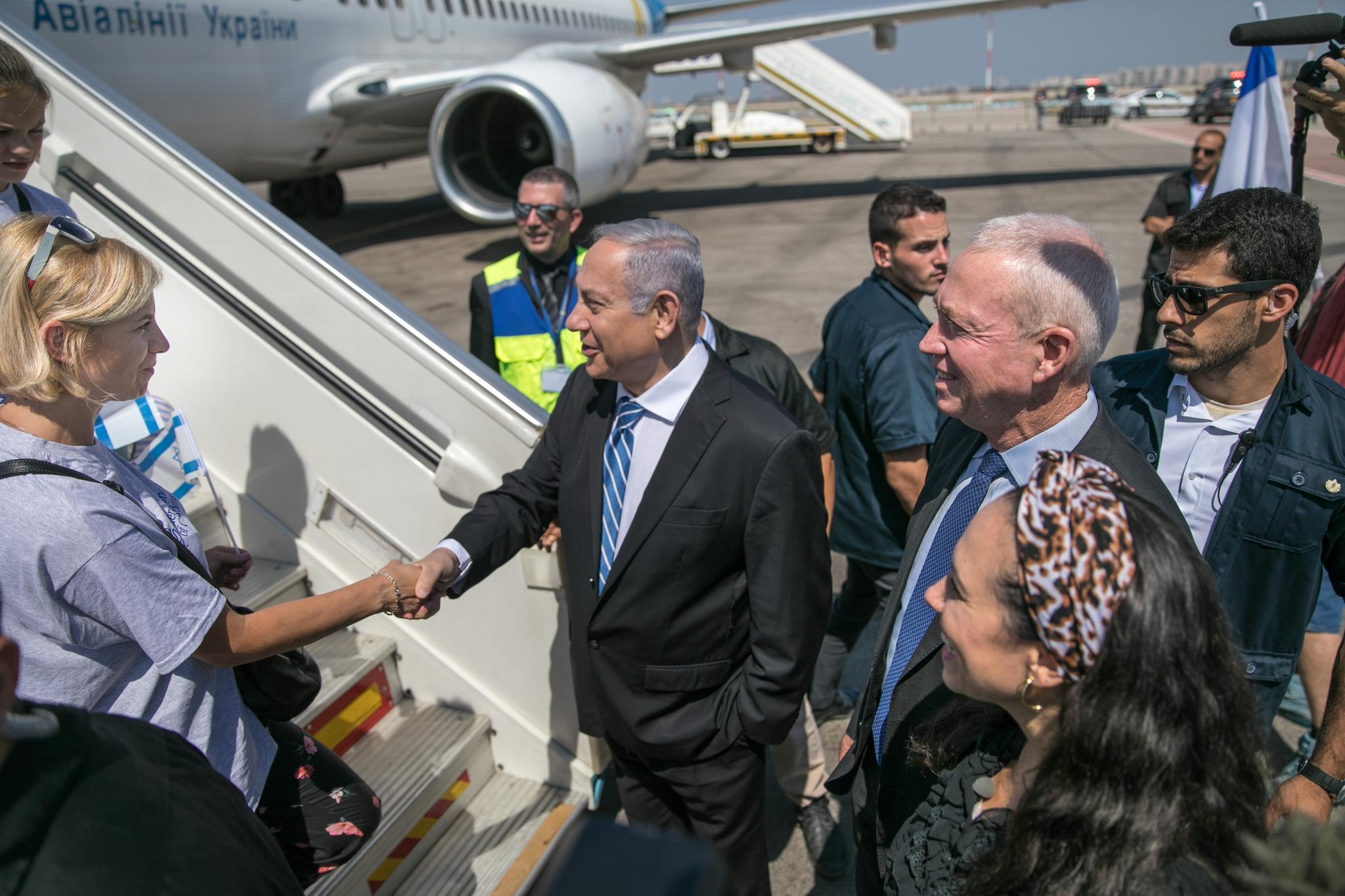 Netanyahu welcomes Ukraine Jews