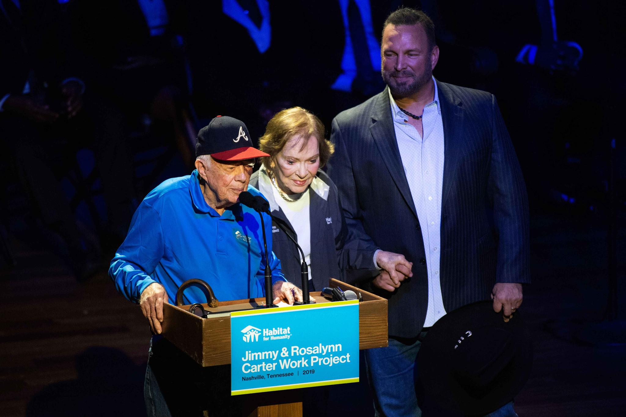 JImmy & Rosalyn Carter At Habitat For Humanity Event