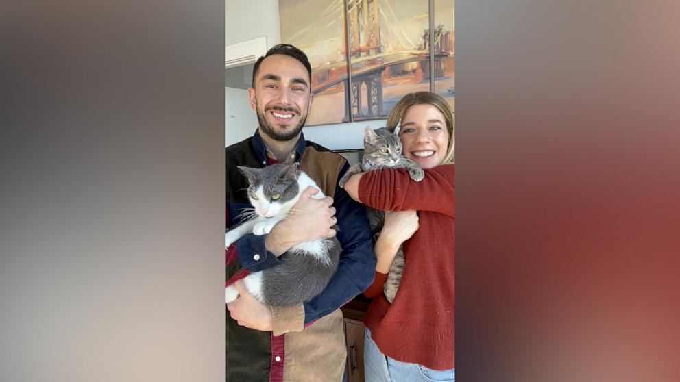 The story behind the couple who adopted the cat that interrupted their wedding vows
